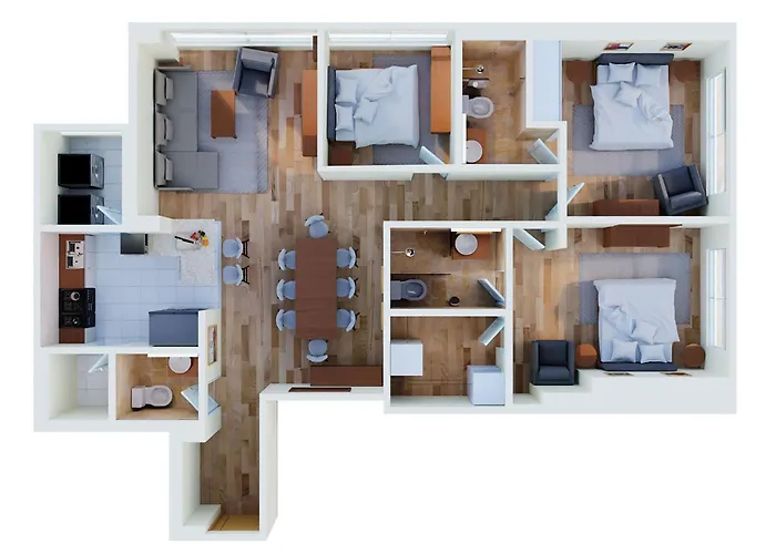 Casa de férias 3 Bedroom Premium